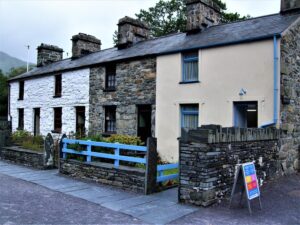 Quarry worker's cottages at the National Slate Museum Llanberis