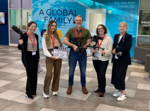 The Ammba film crew at Nord Anglia BISH school.