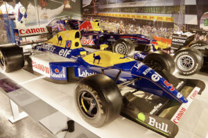 Nigel Mansell's race care at the Silverstone Museum