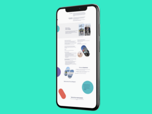 iphone displaying Entec Si website refresh