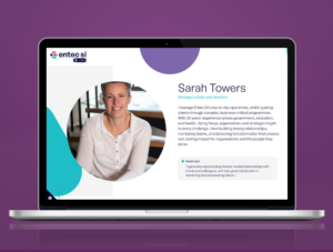 Macbook displaying Entec Si website refresh